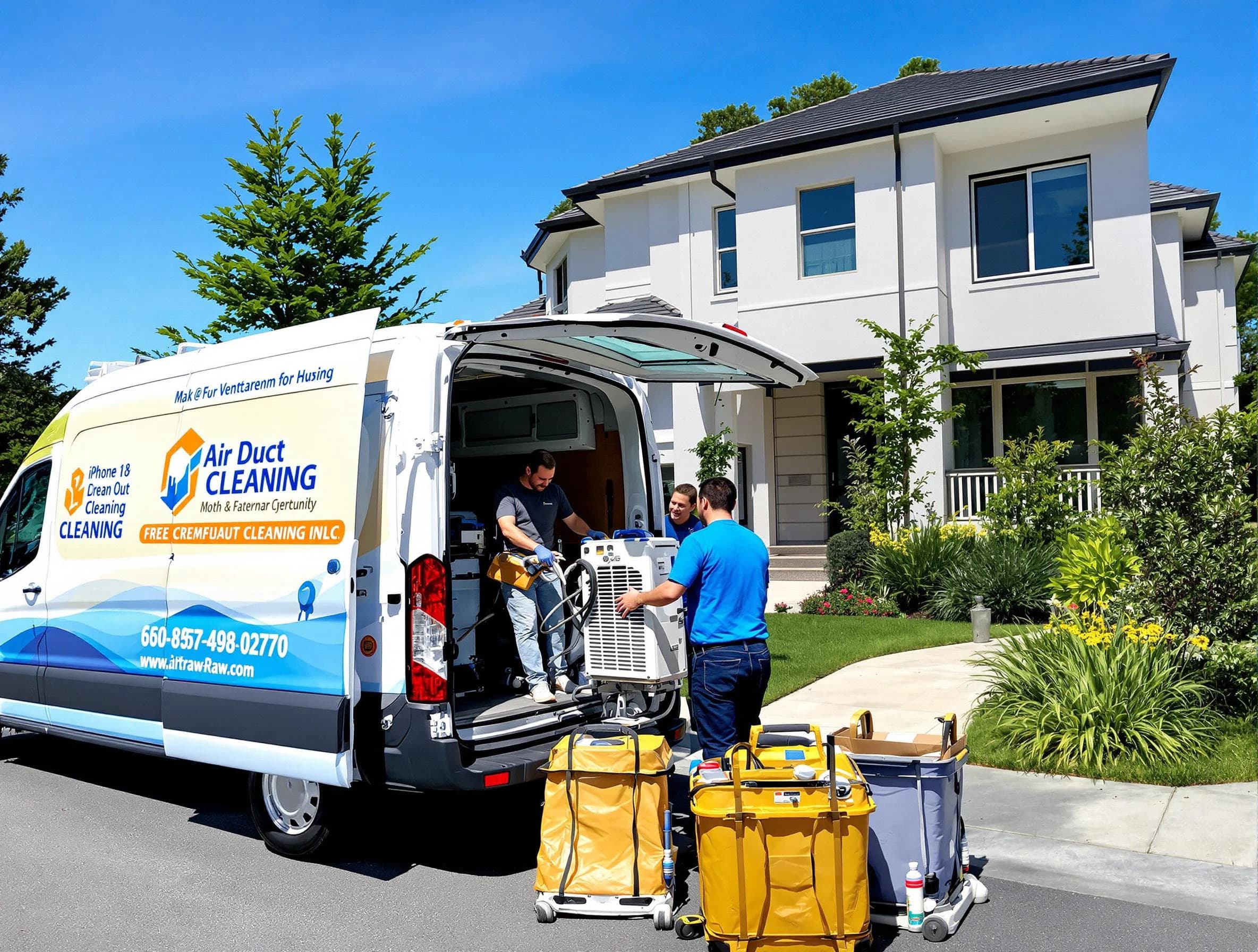 Murrysville Air Duct Cleaning technician performing professional air duct cleaning in Murrysville