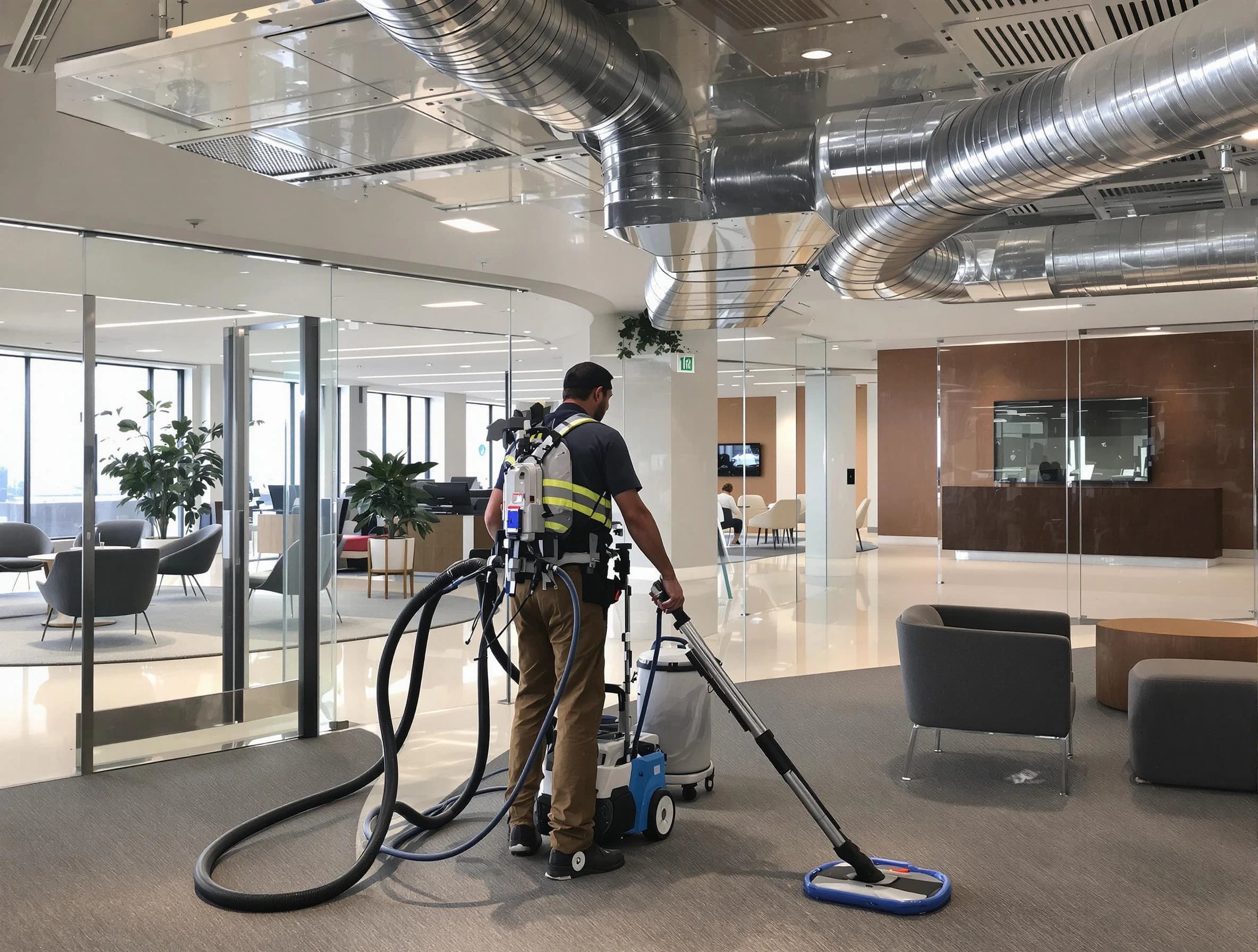 Commercial duct cleaning service by Murrysville Air Duct Cleaning in Murrysville
