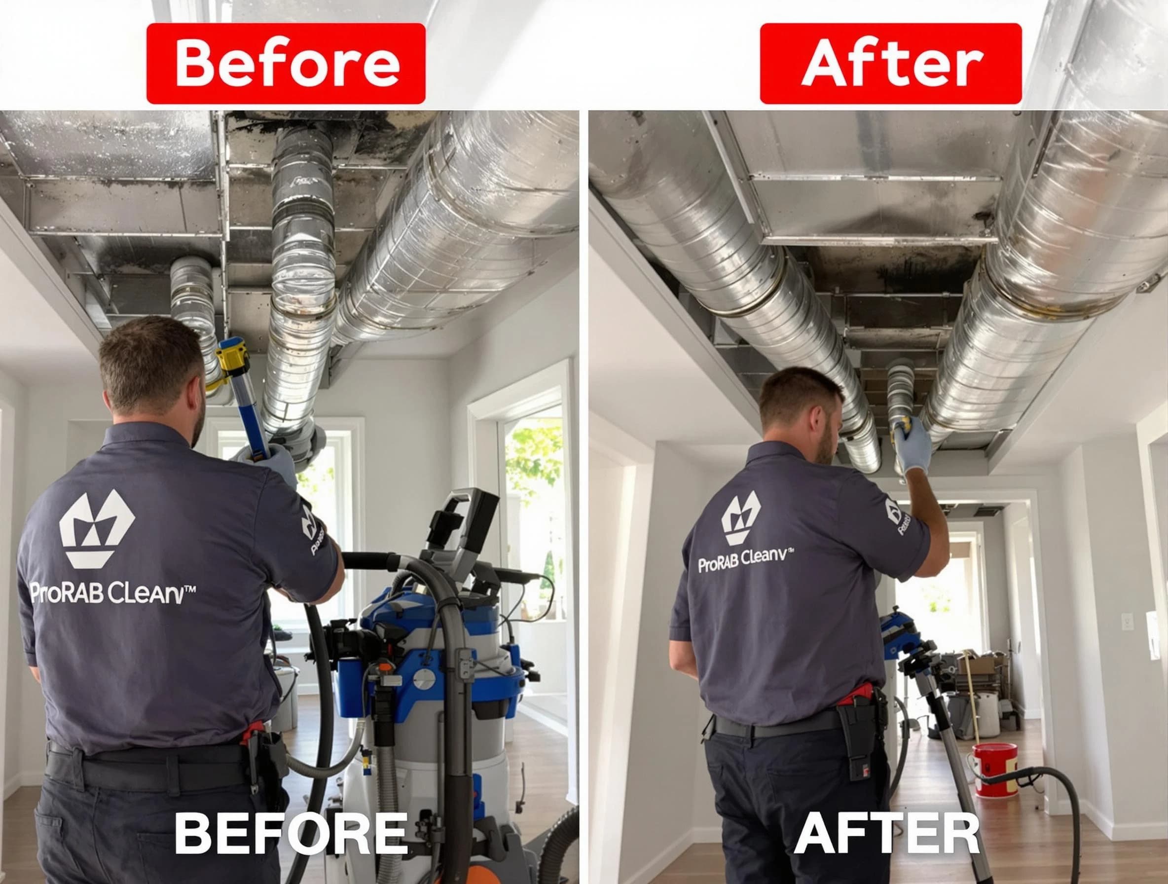 Murrysville Air Duct Cleaning expert performing thorough residential duct cleaning in a Murrysville home
