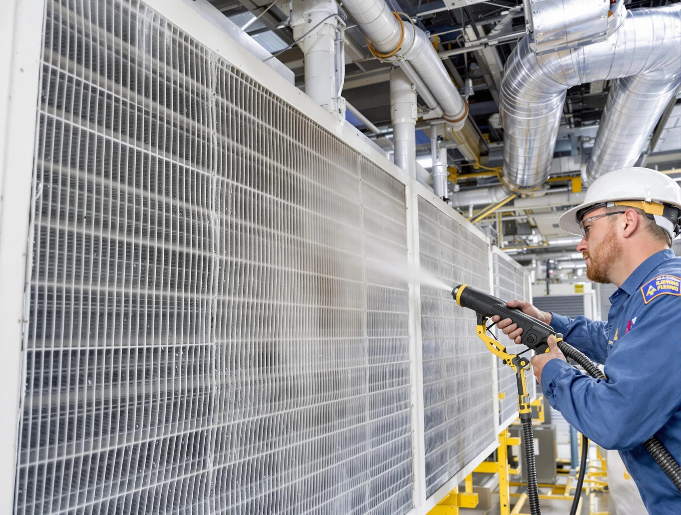 Professional commercial coil cleaning by Murrysville Air Duct Cleaning in Murrysville