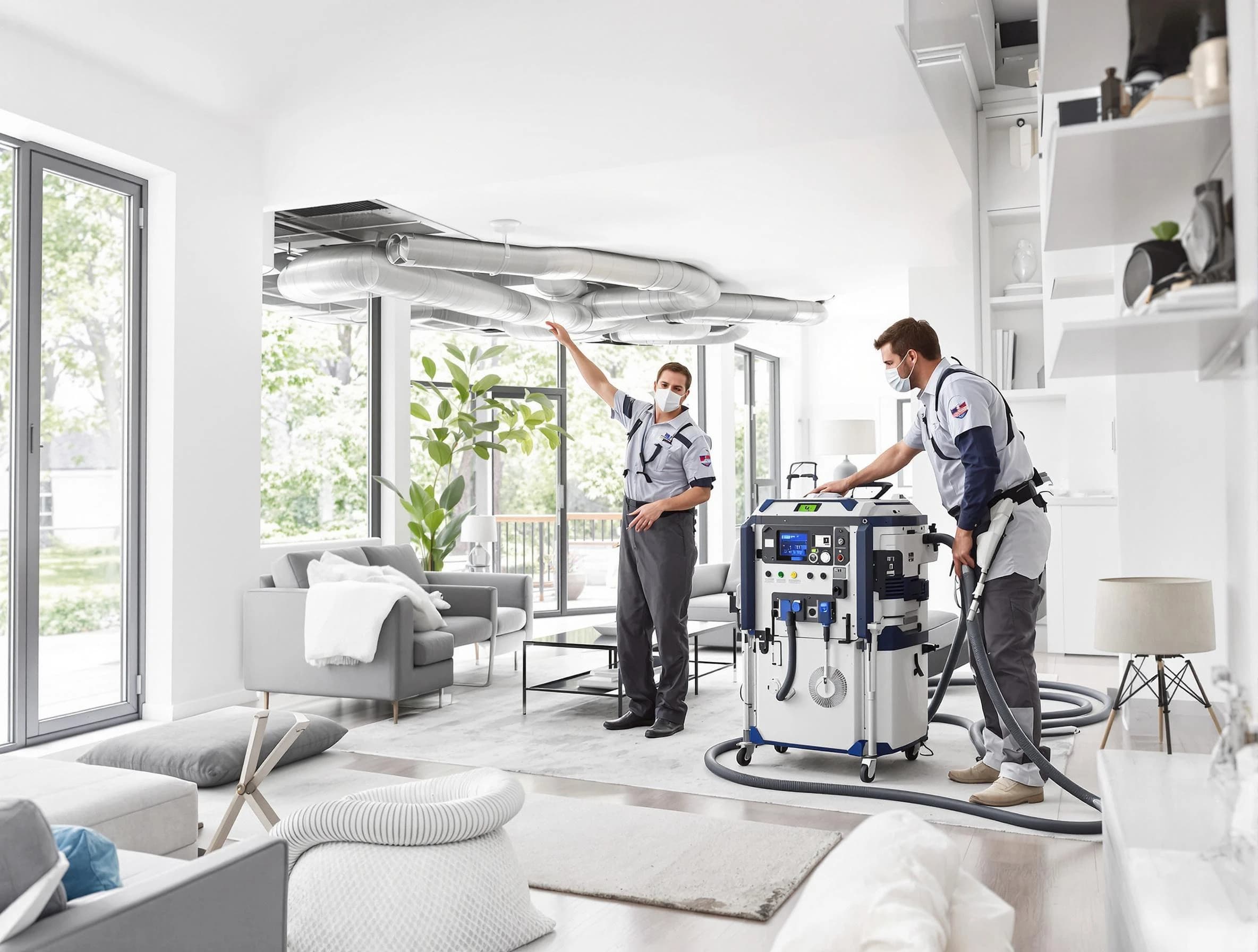 Murrysville Air Duct Cleaning professional conducting pure air duct cleaning with state-of-the-art equipment in Murrysville