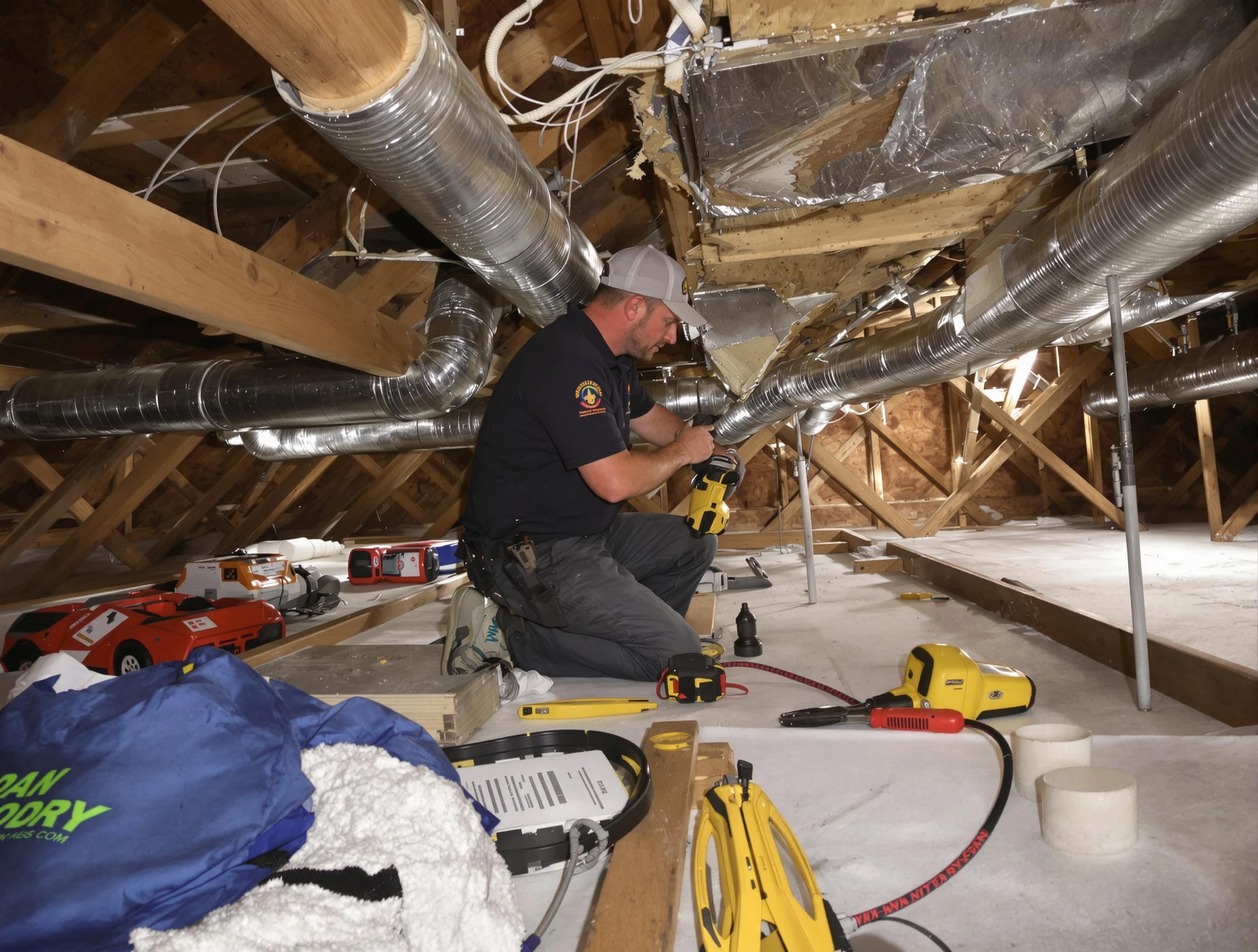 Professional air duct repair by Murrysville Air Duct Cleaning in Murrysville